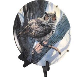 1988 The Great Horned Owl Knowles Plate